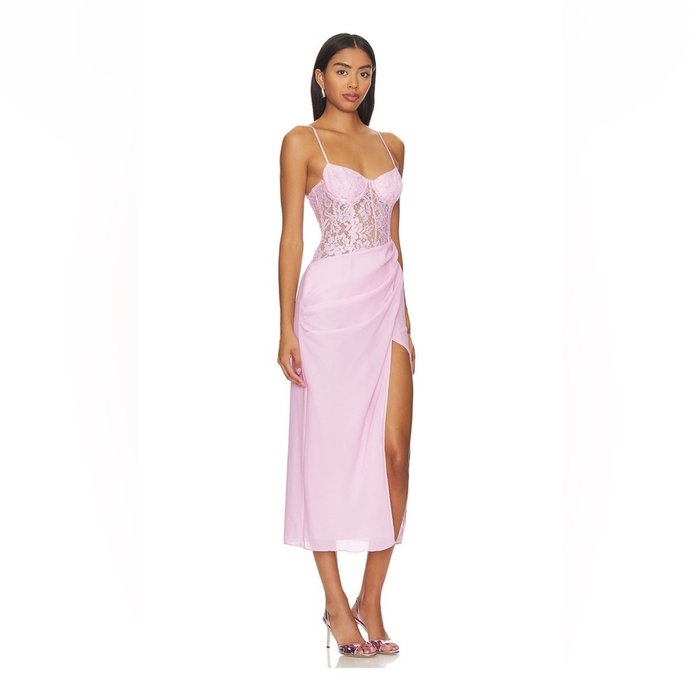 NBD Zosia Maxi Dress in Blush Pink